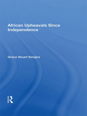 cover image of African Upheavals Since Independence